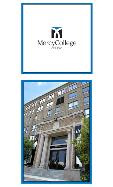 Three images of students or buildings at school